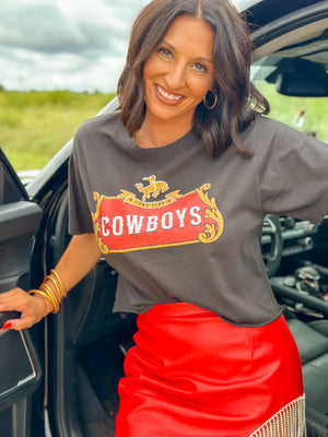 Cowboys Cropped Tee