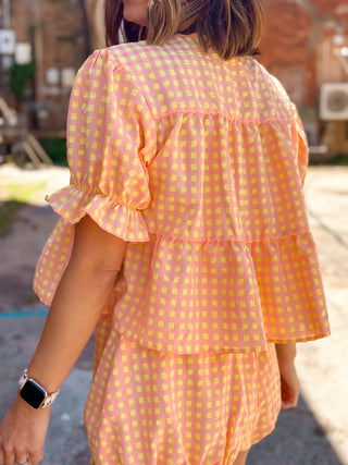 Walk On By Gingham Set - West Avenue