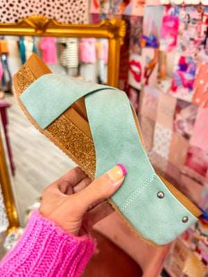 Very G Palmer Turquoise Sandal
