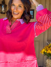 So Happy Fuchsia Sweater