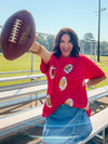 Dazzling Diva Football Tops (3 Colors)