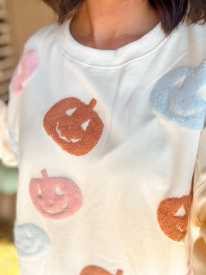 Pumpkin Patch Cream Sweater