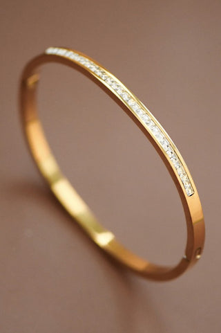 18k Waterproof Non-tarnish Stainless Steel Bangle - West Avenue