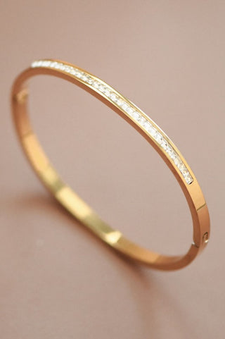 18k Waterproof Non-tarnish Stainless Steel Bangle - West Avenue