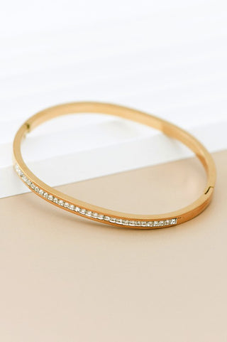 18k Waterproof Non-tarnish Stainless Steel Bangle - West Avenue