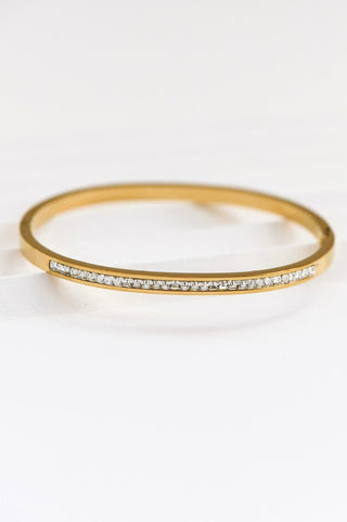 18k Waterproof Non-tarnish Stainless Steel Bangle - West Avenue