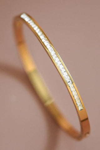 18k Waterproof Non-tarnish Stainless Steel Bangle - West Avenue