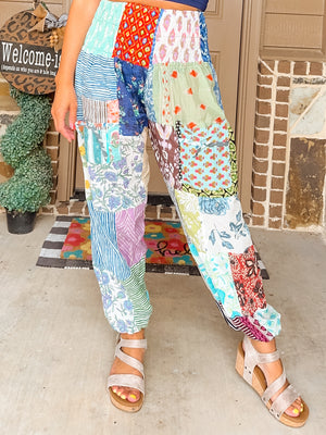 Patchwork Harem Pants One Size (5 Styles)