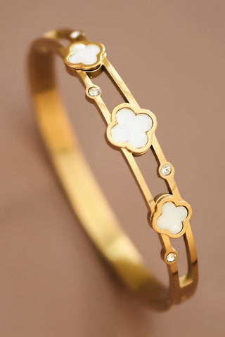 18k Waterproof Non-tarnish Stainless Steel Bangle - West Avenue