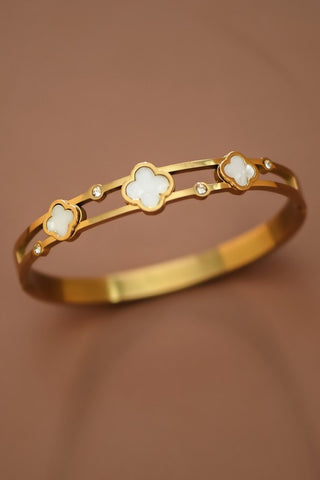18k Waterproof Non-tarnish Stainless Steel Bangle - West Avenue