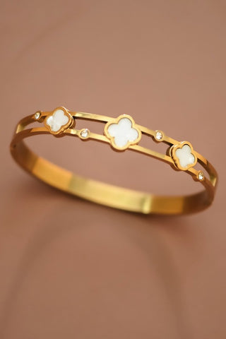 18k Waterproof Non-tarnish Stainless Steel Bangle - West Avenue