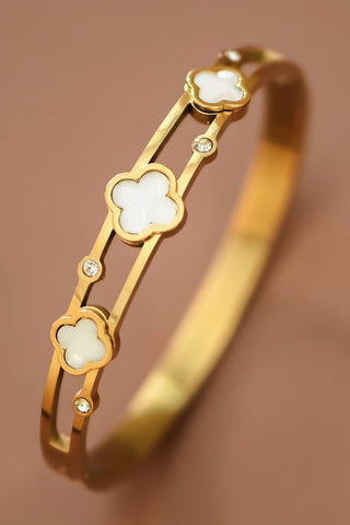 18k Waterproof Non-tarnish Stainless Steel Bangle - West Avenue