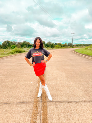 Cowboys Cropped Tee