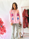 Sequin Nutcracker Embroidered Sweater