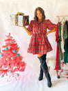 Christmas Queen Plaid Dress