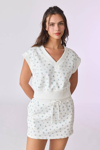 Claire Floral Print Knit Set - West Avenue