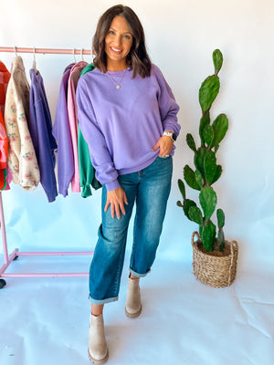 Lavender Crewneck Sweatshirt