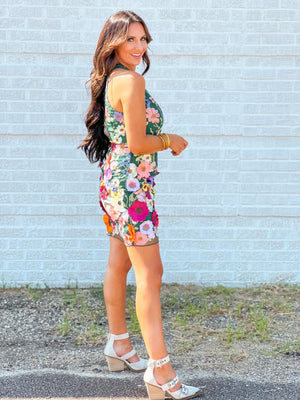 Blooming Bombshell 3D Floral Dress