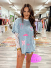 Pink Bow Graphic Tee