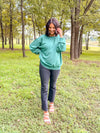 Dark Green Oversized Sweater