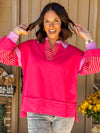 So Happy Fuchsia Sweater