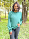 Dark Green Oversized Sweater