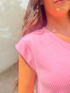Bubble Gum Pink Textured Dress