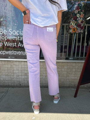 Pretty In Pastel Lilac Jeans