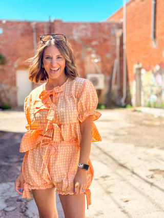 Walk On By Gingham Set - West Avenue