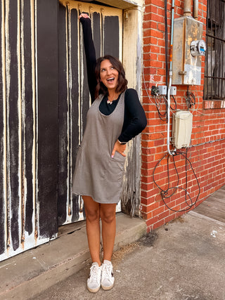 She's All Right Houndstooth Dress - West Avenue