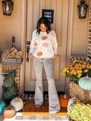 Pumpkin Patch Cream Sweater