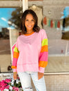 All The Times Colorblock Top