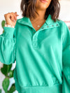 Green Henley Top