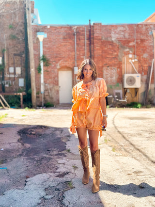 Walk On By Gingham Set - West Avenue