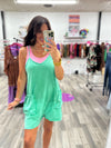 End Up With You Romper - Green