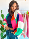 Wrapped In Color Cardigan