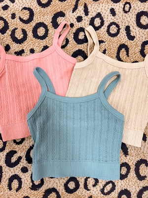 Ribbed Knit Cami (3 Colors)