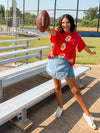 Dazzling Diva Football Tops (3 Colors)