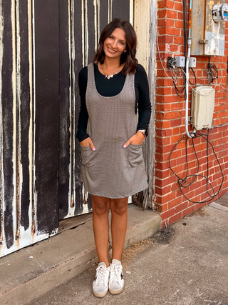 She's All Right Houndstooth Dress - West Avenue