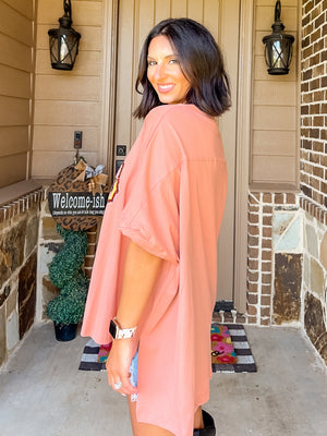 Texas Oversized Sequin Top