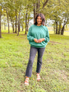 Dark Green Oversized Sweater