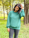 Dark Green Oversized Sweater