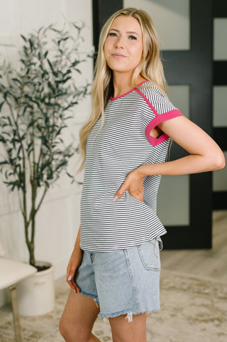 Emotionally Attached Trim Detail Tee - West Avenue