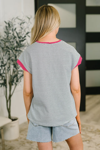 Emotionally Attached Trim Detail Tee - West Avenue