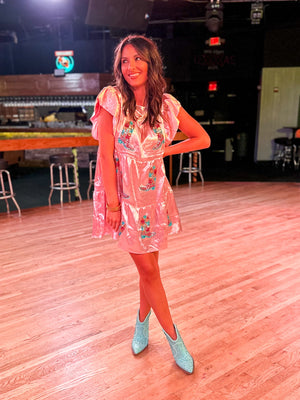 These Boots Sequin Dress
