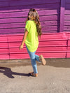 One Time Thing Lime Green Top