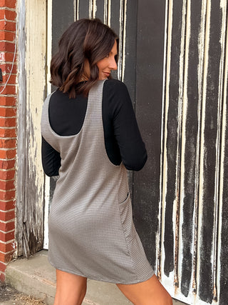 She's All Right Houndstooth Dress - West Avenue