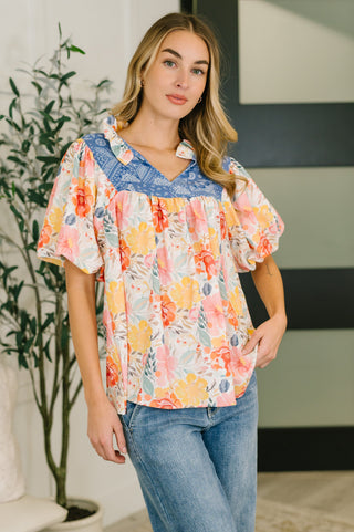 Feel The Way That I Want Balloon Sleeve Blouse - West Avenue