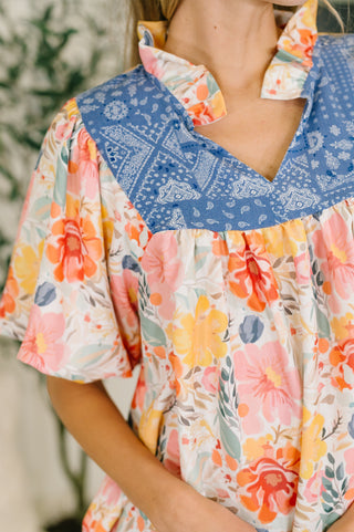 Feel The Way That I Want Balloon Sleeve Blouse - West Avenue