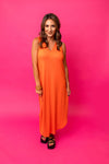 Its So Easy Orange Dress